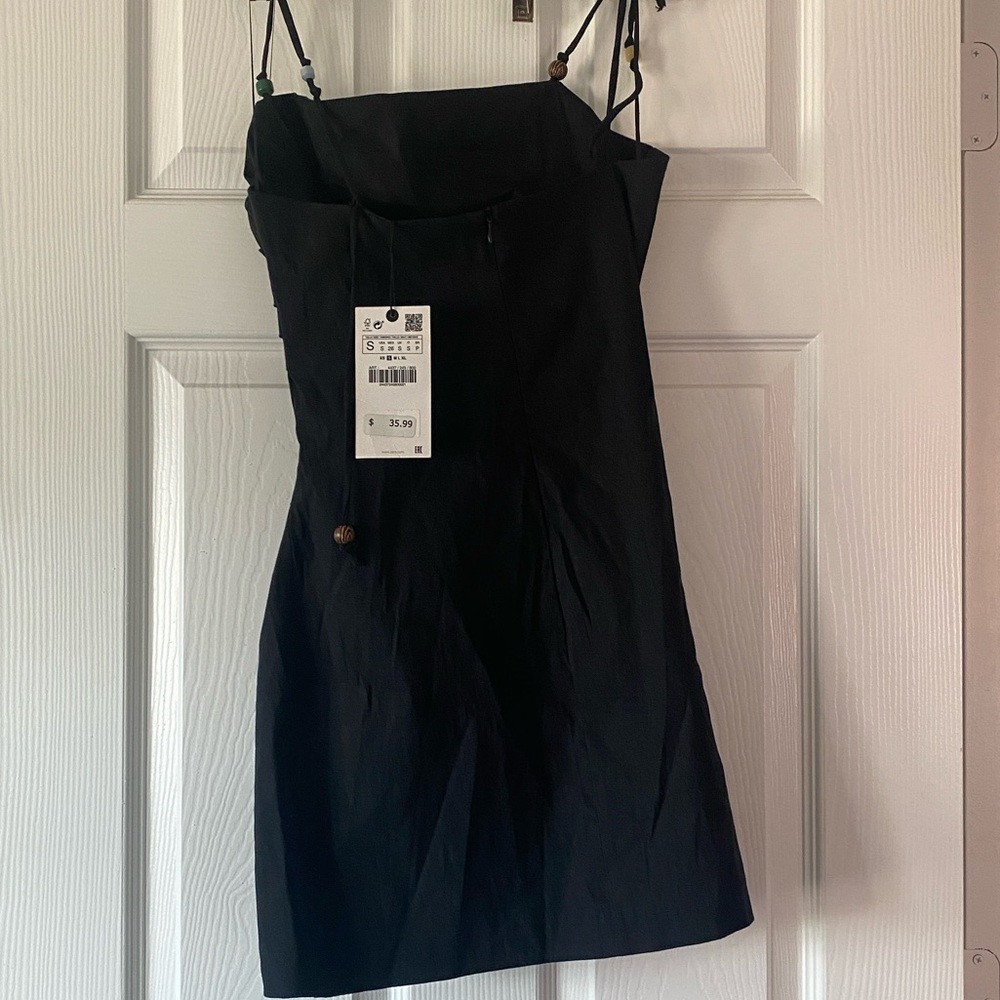 Zara Strapless Black Dress